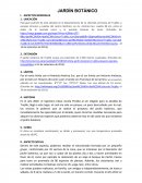 TEMA: JARDÍN BOTÁNICO