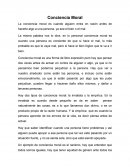 Conciencia Moral.