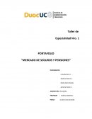 Mercado de seguros y pensiones.