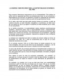 LA ENERGÍA COMO RECURSO PARA LA SUSTENTABILIDAD ECONÓMICA DEL PAÍS