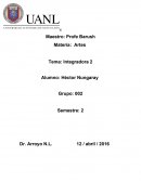 Actividad integradora 2 artes