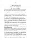 Ensayo: Las Cruzadas