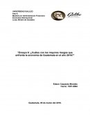 ¿Cuáles son los mayores riesgos que enfrenta la economia de Guatemala en el año 2016?