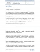 Trabajo: Fuentes de información.
