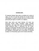 Analisis de la obra el viejo y el mar