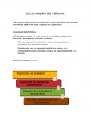 Reclutamieno del personal