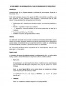 LEVANTAMIENTO DE INFORMACIÓN DEL PLAN DE SEGURIDAD DE INFORMACIÓN DE