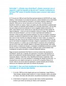 Actividad ¿Dónde nace Kola Real? ¿Quién comenzó con el negocio y qué ha logrado al día de hoy?