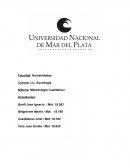 Metodología Cualitativa I