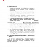 El Marco Referencial.