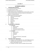 Consideraciones generales sobre personas jurídicas y sociedades