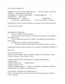 NOMBRE DE LA SITUACIÓN DE APRENDIZAJE	FECHA DE INICIO	FECHA DE TÉRMINO	MODALIDAD DE TRABAJO.