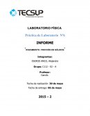 INFORME “ROZAMIENTO. FRICCIÓN EN SÓLIDOS”