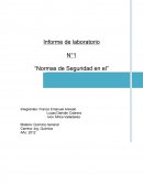 Normas de Seguridad en el Laboratorio