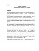TEMA: ANÁLISIS DE LA OBRA DE CUENTOS DE CÉSAR DÁVILA ANDRADE