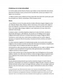 Problemas en la interculturalidad.