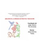 ANÁLISIS DE LA JORNADA DE PRÁCTICA “EDUCACIÓN ARTÍSTICA”