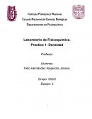 Laboratorio de Fisicoquímica.Densidad