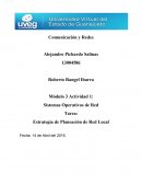 Instalación y Configuración de Sistema Operativo de Red.