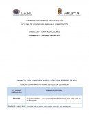 CUADRO COMPARATIVO SOBRE ESTILOS DE LIDERAZGO.