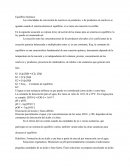 El Equilibrio Químico.