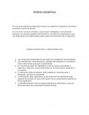 TEORIA COGNITIVA. CARACTERISTICAS