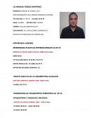 Ejemplo de currículo.