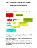 GUIA DE ACTIVIDADES DE LA ASIGNATURA DE ETICA Y BIOETICA.