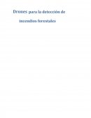 Los Drones para la detección de incendios forestales.