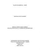 Taller documental “HOME”.