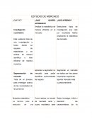 ESTUDIO DE MERCADO. Investigación cuantitativa