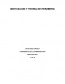 DESCRIPCION DE TEORIA HERZBERG