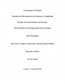 Caso China: riesgos complicados, grandes oportunidades.