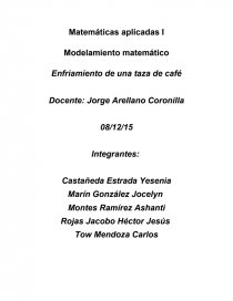 Matemáticas aplicadas I.. Página 1