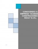 “ACABADOS Y CONSTRUCCIONES DE ROCA” E.I.R.L. DE LA DISTRIBUIDORA SAN LORENZO.