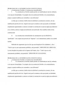 LOS PROBLEMAS DE LA INTERPRETACION CONSTITUCIONAL.. Página 1