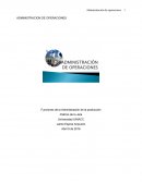 La Administración de la producción, implica la planificación, implementación y el control de actividades de producción,