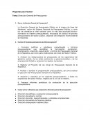 Preguntas para Examen Tema: Direccion General de Presupuesto