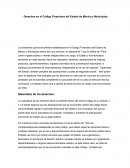 Derechos en el Código Financiero del Estado de México y Municipios