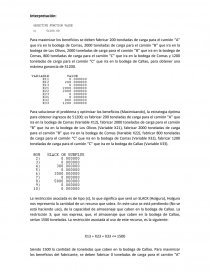 Tema: Programacion Lineal. Página 1