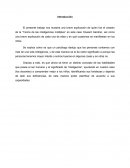 Teoría de las inteligencias múltiples