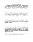 Innovacion Vrs Creatividad