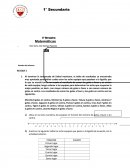 Ejercicios de matemáticas 1° Secundaria