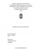 INFORME DE PASANTIAS COMUNITARIA los aprendizajes vividas en las prácticas realizadas en el ambulatorio urbano tipo II