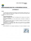 TEMA: RESPONSABILIDAD EN LA SEGURIDAD SOCIAL