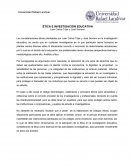 Las consideraciones éticas planteadas por Juan Carlos Tójar y José Serrano en la investigación educativa