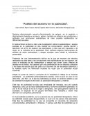 Analisis del sexismo en la publicidad