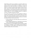 Herbert Marcuse. Nos sometemos a la producción pacifica de los medios de destrucción.