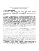 Proceso verbal de embargo ejecutivo.