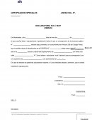 CERTIFICADOS ESPECIALES